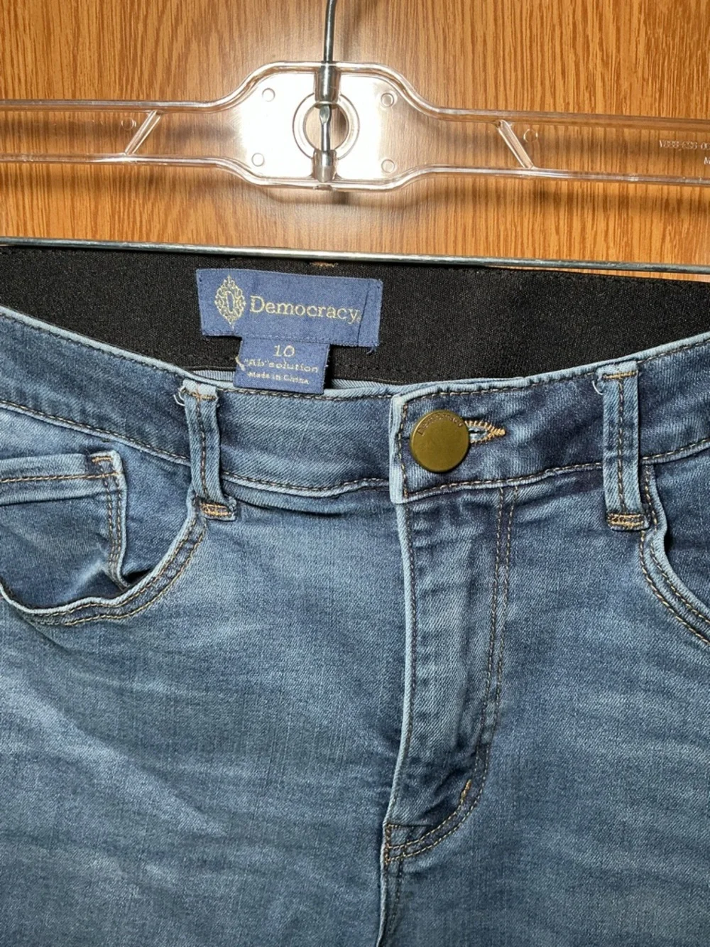 Democracy Absolution Women’s Skinny Jeans – Size 10 – Medium Wash Stretch Denim - Picture 3 of 4